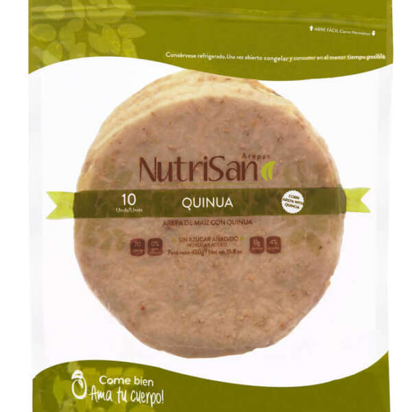 Arepa Quinua x 10 Unidades