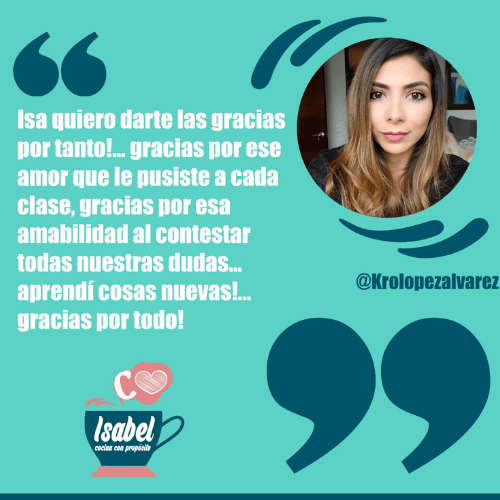 Isabel Cocina con Porposito Testimonios 1