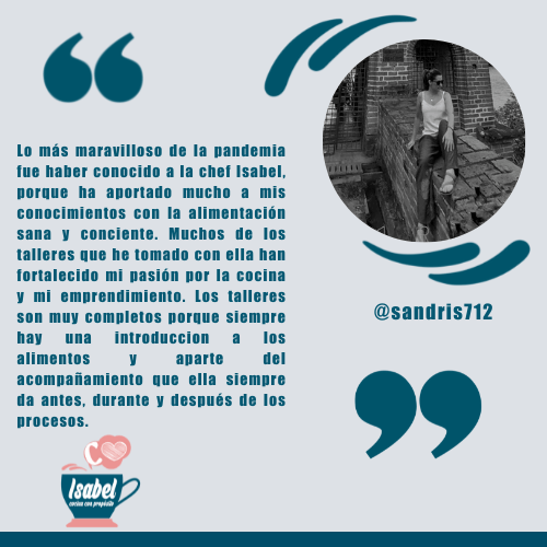 Isabel Cocina con Porposito Testimonios 8